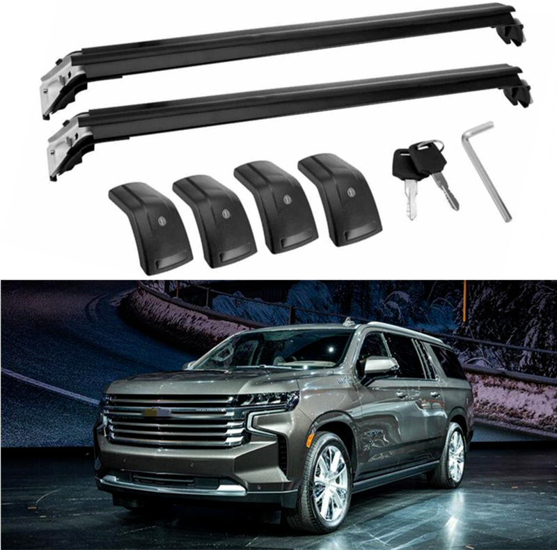 Crossbar Cross bars Fits for Chevrolet Tahoe 2021-2024 Roof Rack Rail Carrier