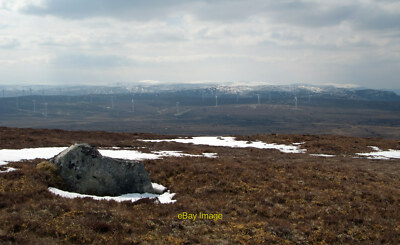 Photo 12x8 Ground with boulder at summit of Carn na h-Easgainn Carn na h-E c2008