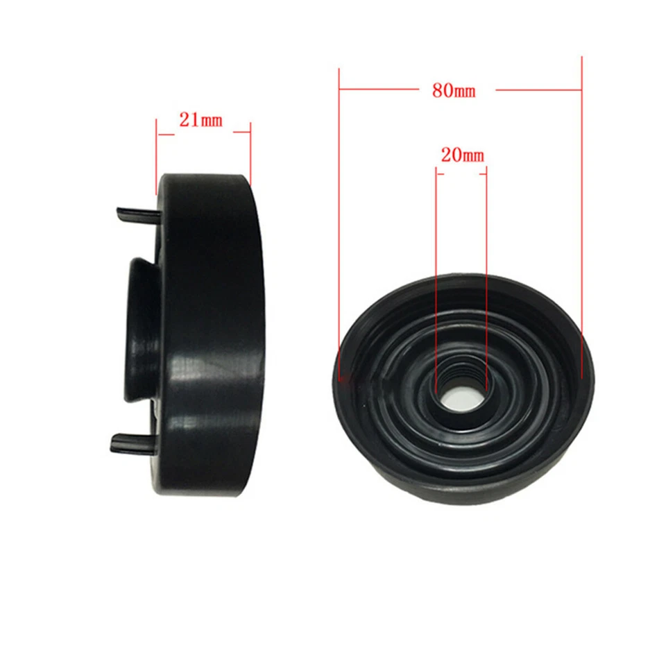 2X Kit de cubierta de carcasa antipolvo para faros de coche de 80 mm de goma para tapa de sellado de bombilla LED OCULTA Foto 4 de 4