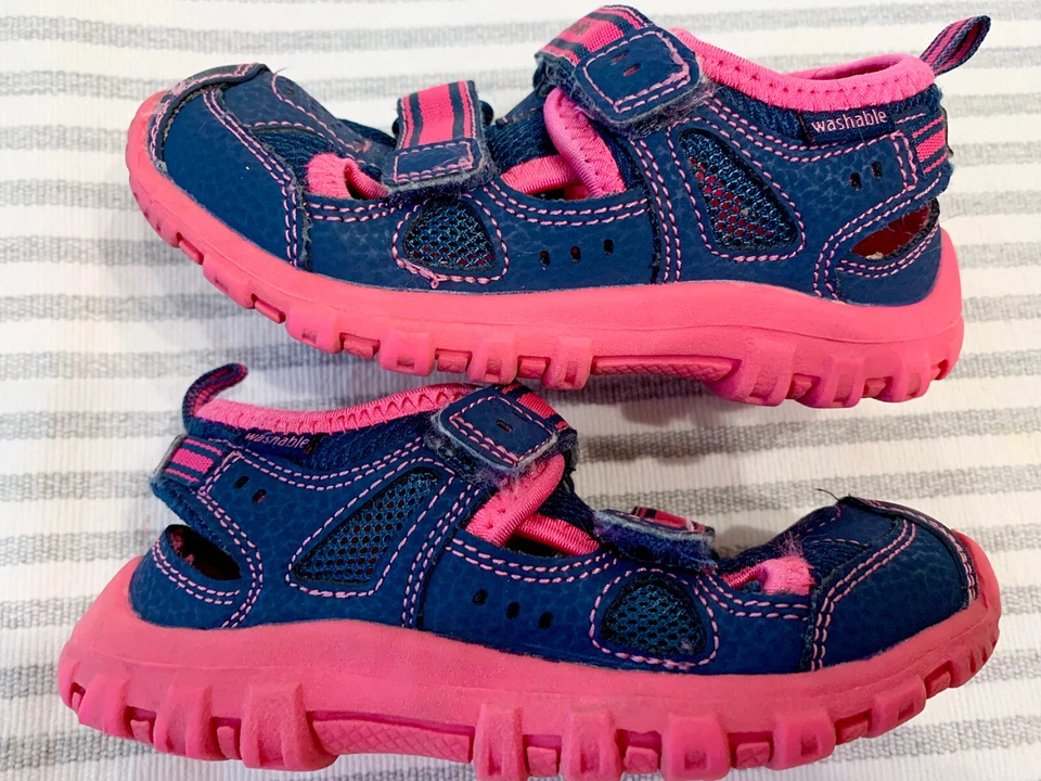 Stride Rite Niño Pequeño Niño Sandalia Zapatilla Agua Zapato Talla 10 10M Cristiana ¡Sin Encaje! Foto 3 de 4