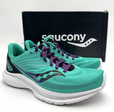 Saucony KINVARA 12 Women's USED Athletic Sneaker Green US Size 7.5 Medium
