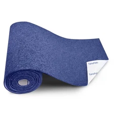 100x16-in Dark Blue Self-Adhesive Cat Scratching Mat, Carpet, Trimmable, Pad