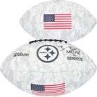 Ben Roethlisberger Steelers Autographed Wilson 2024 Salute To Service Football