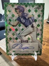 DYLAN CUPP 2022 LEAF PERFECT GAME 1st RC PROSPECT AUTO #/5