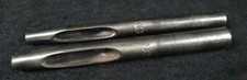 Vintage LOT of 2 Osborne Steel Belt Punches, Leather Crafting 245, Sizes 6  8m