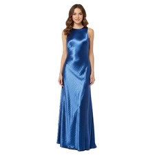 Velvet & Heart LA Size XS long sundress dress swing blue woman NEW NWT crinkle