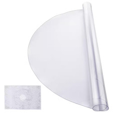 Plastic Table Cover 42 X 42 In. 2.0 Mm Thick Clear Table Protector Solid round P