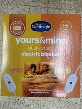 Silentnight Yours And Mine Dual Control Electric Blanket King Size 150x160 Aprox