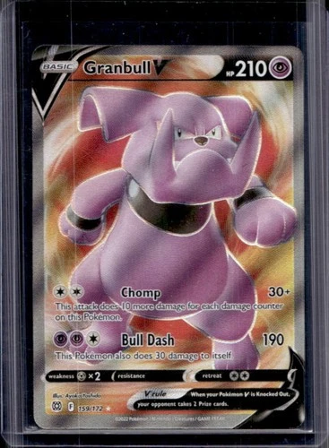 2022 Pokemon SWSH Brilliant Stars Granbull V #159/172