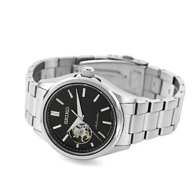 SEIKO Selection HFB003J S Series Open Heart Black Dial Automatic Men Watch New