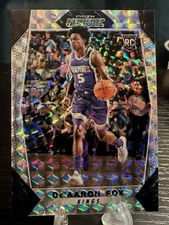 2017-18 Panini Prizm Mosaic De'Aaron Fox #40 Rookie RC Spurs