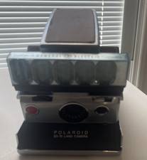 Vintage 70's Original POLAROID SX-70 Land Camera USA Brown Leather w/Case