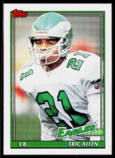 Eric Allen, 1991 Topps, #201, Philadelphia Eagles,