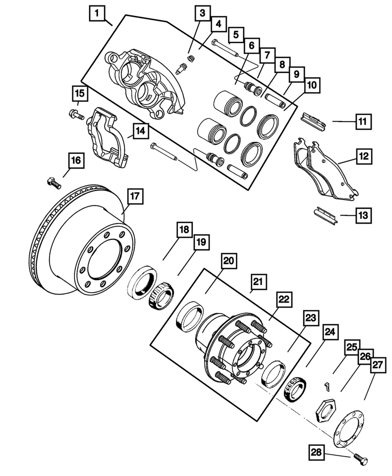 Montaje de perno Mopar genuino 5003466AA Foto 3 de 3