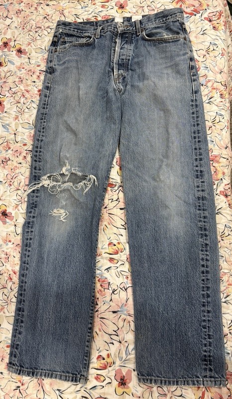 Lucky brand dungarees by gene montesano, Size 33 x 31