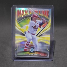 Topps 2025 Bowman Chrome Max Volume JJ Wetherholt Cardinals Insert MV-6