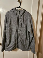 Simms Rivershed Hoody Full Zip - Smoke Men's XL Long Sleeve Fishing Outdoors