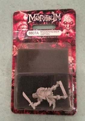 Mordheim 8807A Middenheimer Captain NIB  Metal