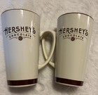 (2) Vintage Hershey's Chocolate Hot Cocoa Mugs 16 Oz 6" Coffee Tea Mocha Latte — photo 2