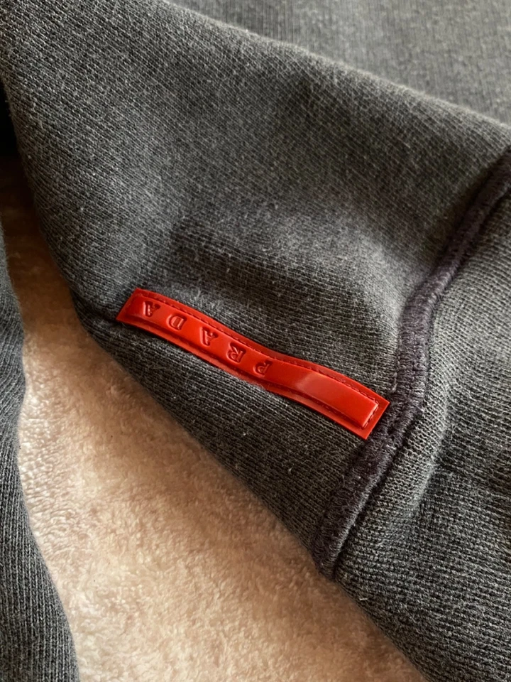 Sudadera Prada Sport Red Tab SS00 1/4 Cremallera Talla M Foto 4 de 4