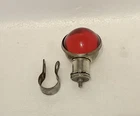 vintage bicycle pre war Antique 1940s Light Military GLASS RED Rear light cycle