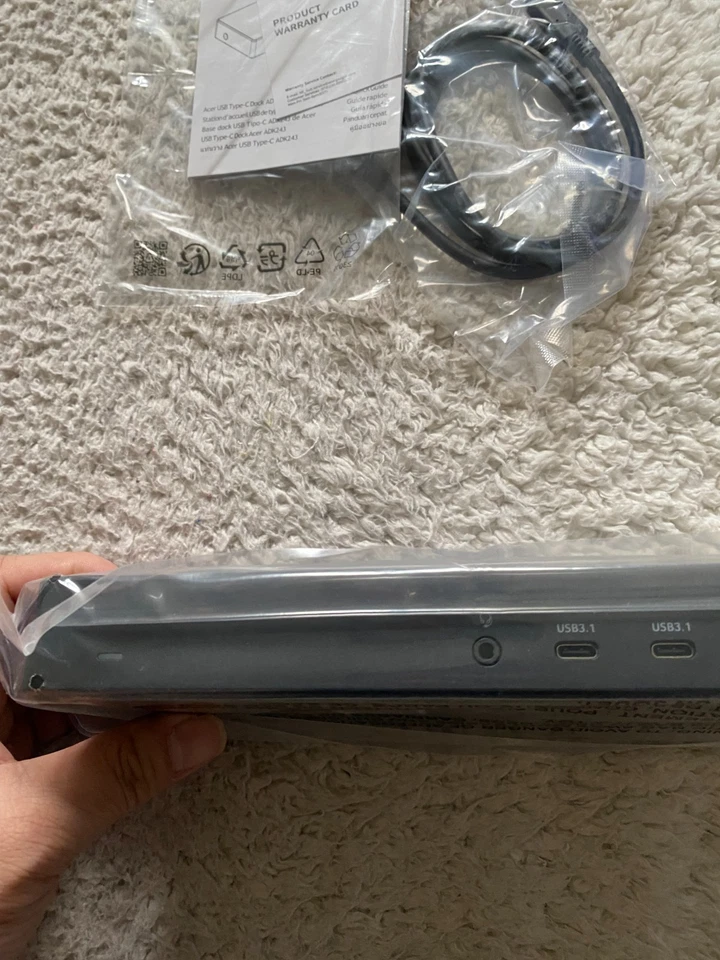 Dock Station para Notebook Acer USB Type-C 11 em 1 M501 #ADK243 - Preto - Imagem 3 de 4