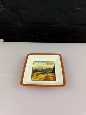 Bordüre Fine Arts Studio Blick auf Chartwell Sir Winston Churchill Schale quadratisch 14 cm