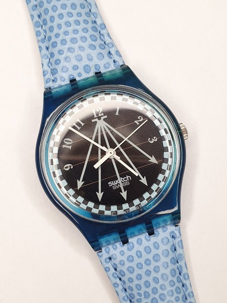 Swatch Solar Happy Blue SRN100 - funktioniert - 34mm
