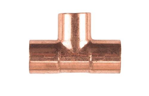 Mueller Streamline W 64031 Copper Tee 3/4x3/4x3/4 Sweat Dia. in. (Pack of 10)