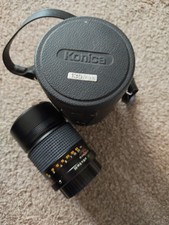 Konica Hexanon AR 135mm f3.5 Manual Focus Telephoto Lens with Case