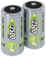 Ansmann Nimh-Baby-Akku Maxe, 2500 Mah, 2 StüCk