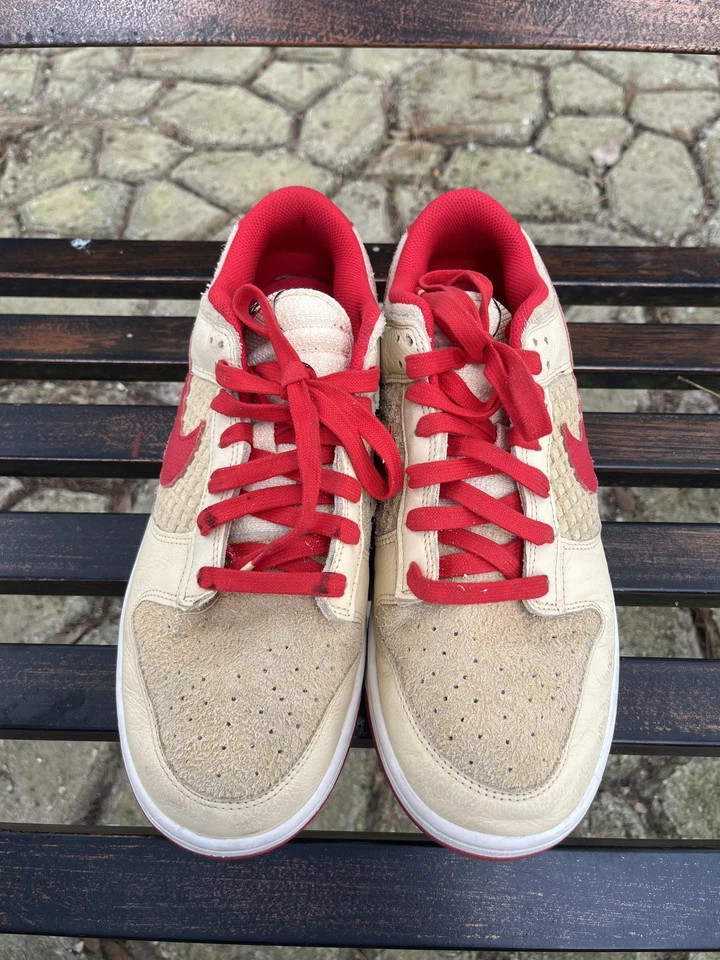 Nike Dunk Low SB Zapatos Para Hombres Talla 9.5 Sashiko Cáñamo Beaverton Monopatín 504750-2 Foto 3 de 4