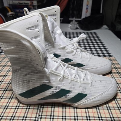 Men's adidas Box Hog 4 Cloud White Collegiate Green Core Black IH2731 Size5