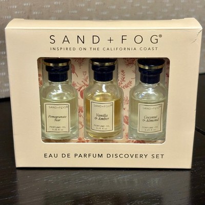 SAND + FOG Parfum Discovery Set Perfume Oil Vanilla Amber Pomegranate Coconut