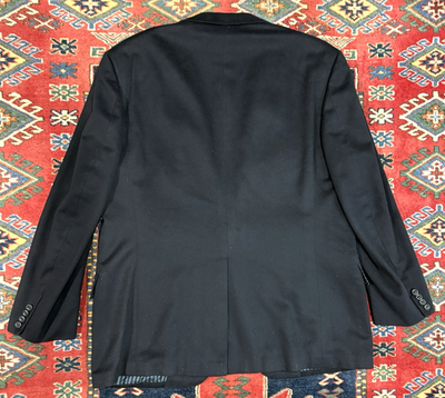 OXXFORD CLOTHES mens sz 46R 100% cashmere blazer jacket navy blue
