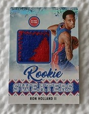 Ron Holland II Rookie Relic 2024-25 Panini NBA Hoops Rookie Sweaters #RSW-HOL