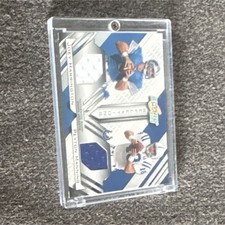 Upper Deck SPx Joey Harrington Peyton Manning Dual Jersey Football