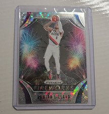 Panini 2019-20 Prizm Fireworks Damian Lillard #11 Trail Blazers Basketball