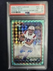 2024 Topps Chrome - Rookie Auto Drake Maye Aqua Geometric /199 PSA 10! 🔥MVP🔥
