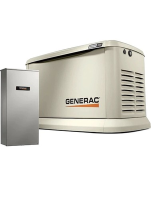 #ad Generac Guardian 26kW Standby Generator w 200 amp Transfer Switch $3136.00