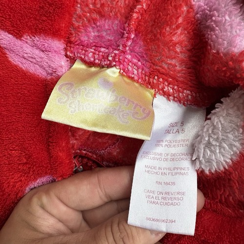 Strawberry Shortcake Girls Zip Up - Picture 4 of 5