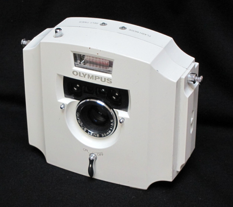 OLYMPUS Ecru Limited  Edition 35mm Film  Point & Shoot Camera! TESTED EX+