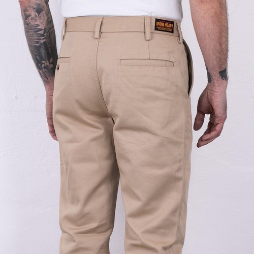 IRON HEART 730 12oz Original Heavy Chino Trousers Regular Fit 34in Made in Japan