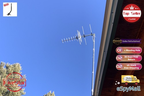 Long Range Yagi HDTV Antenna 300 Mile for Crisp 4K & 1080p OTA TV - Picture 12 of 24