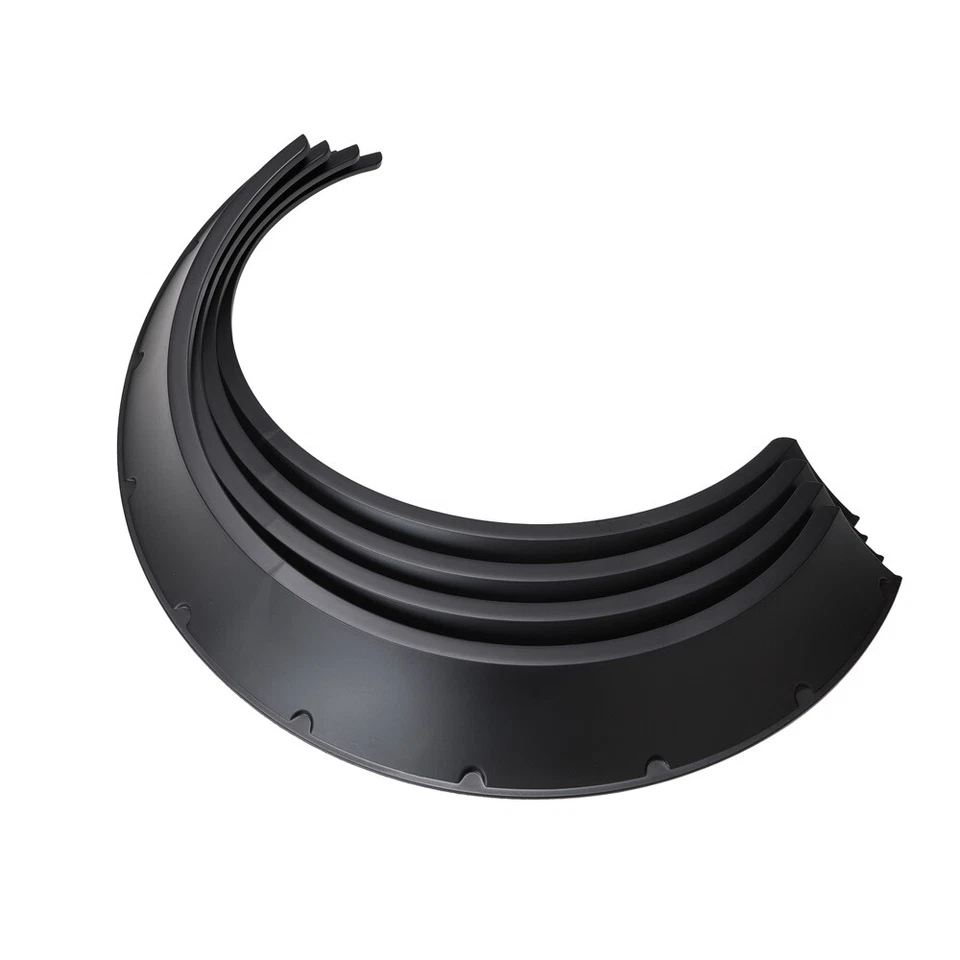 4Pcs Car Fender Flares Extra Wide Body Wheel Arches Black For Ford Fiesta ST Foto 4 de 4