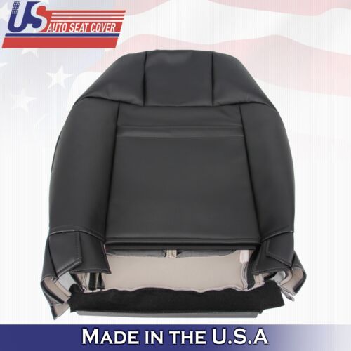 2011 2012 For Ford Mustang Gt Coupe 2 Top & 2 Bottom Leather Seat Covers Black - Picture 9 of 10
