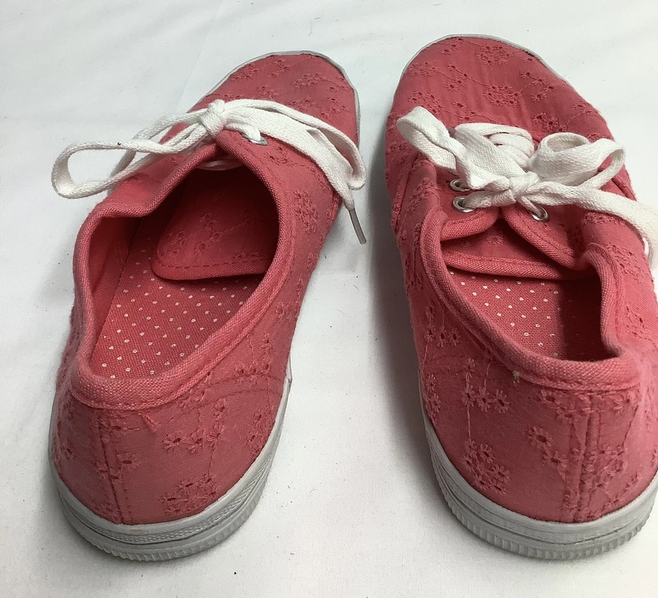 Tênis feminino City Sneaks de lona rosa sem marcação tamanho 6 220530MGO/SA - Imagem 4 de 4