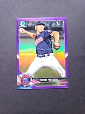 2018 Bowman Draft Thomas Ponticelli BDC-42 Chrome Purple Refractor /250