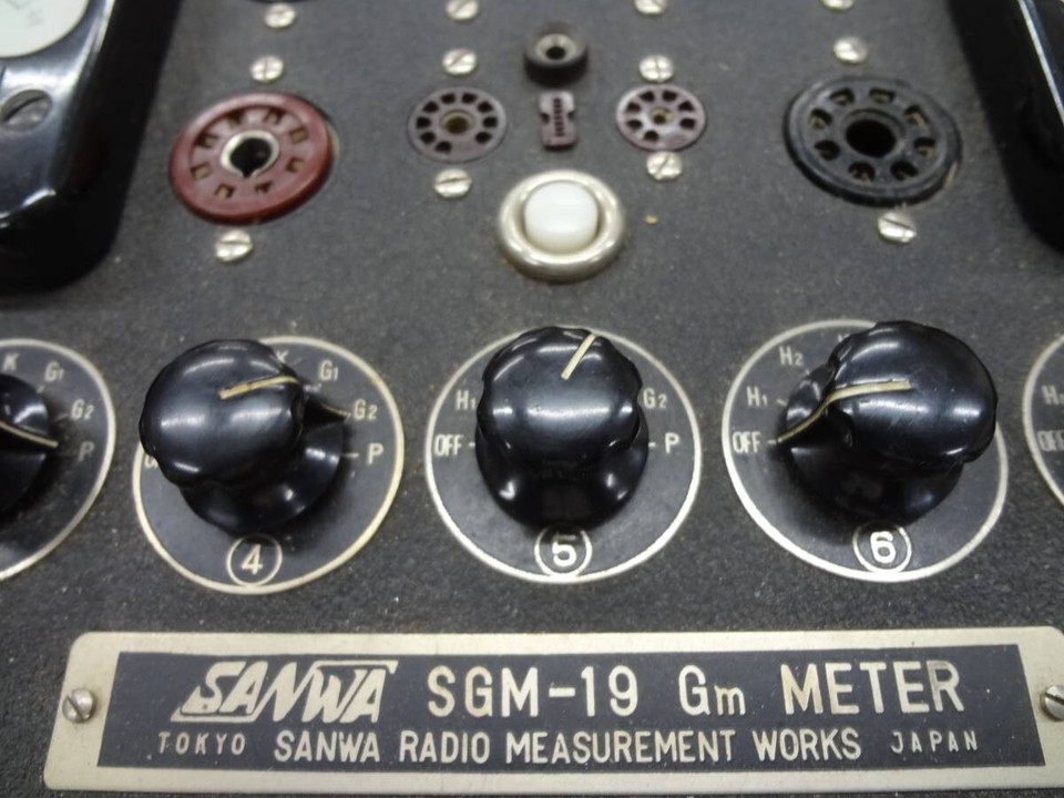 Sanwa/Sanwa Vacuum Tube Tester Gm Meter Sgm19 1 402 Audio Equipment