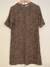 Reformation Animal Print Mini Sheath Dress - Size 4